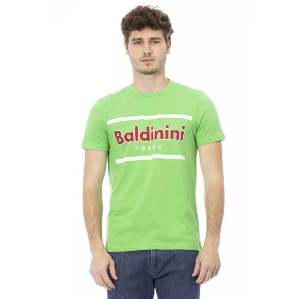 Baldinini Trend Green Cotton Men Men's T-Shirt